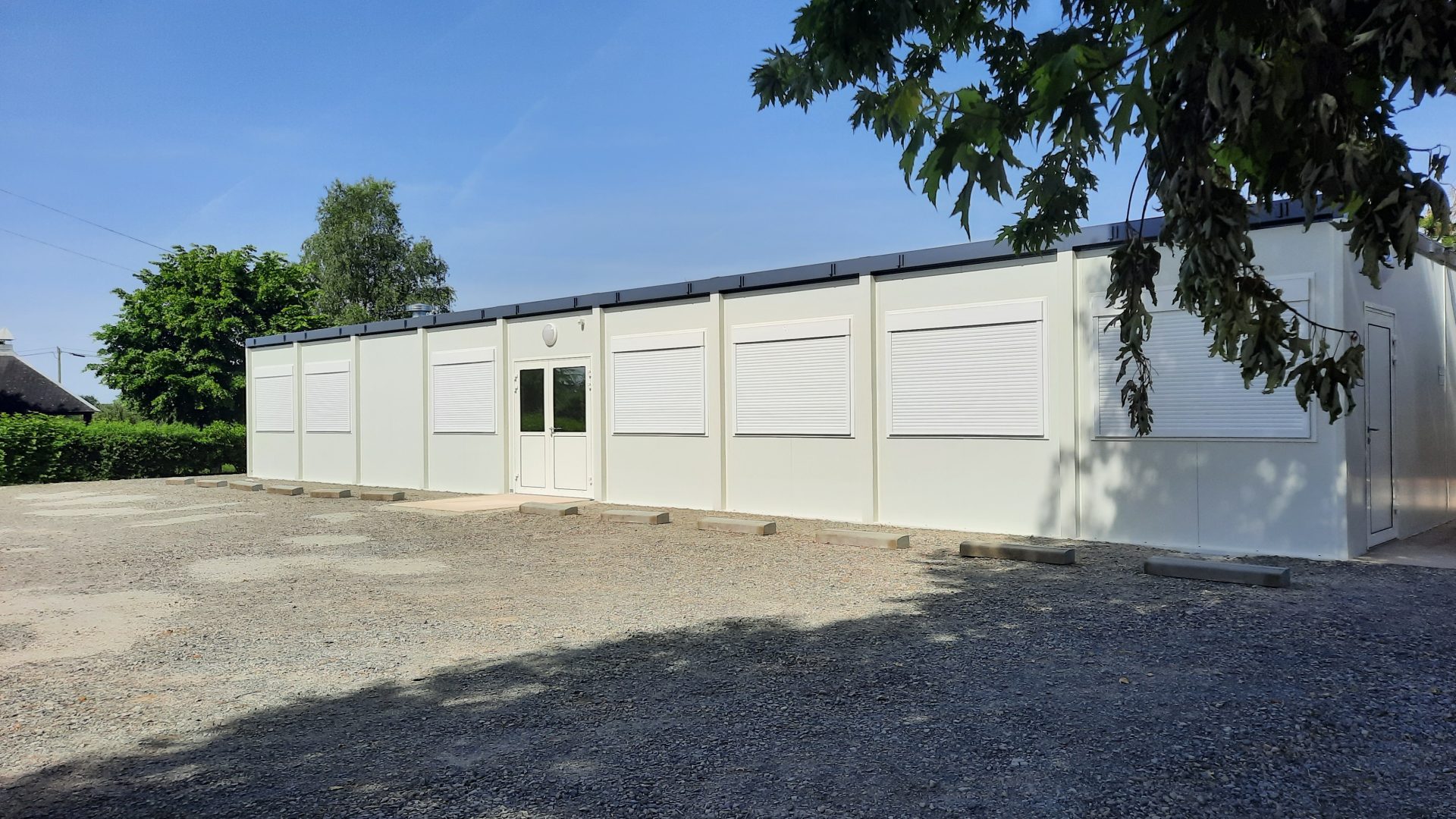 Façade de la salle polyvalente